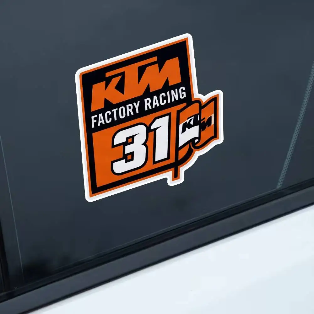 

Водонепроницаемые наклейки Ktm для украшения автомобильных окон, мотоциклов и компьютеров.