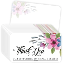 10-30pcs Thank You For Supporting My Small Business Cards 3.5