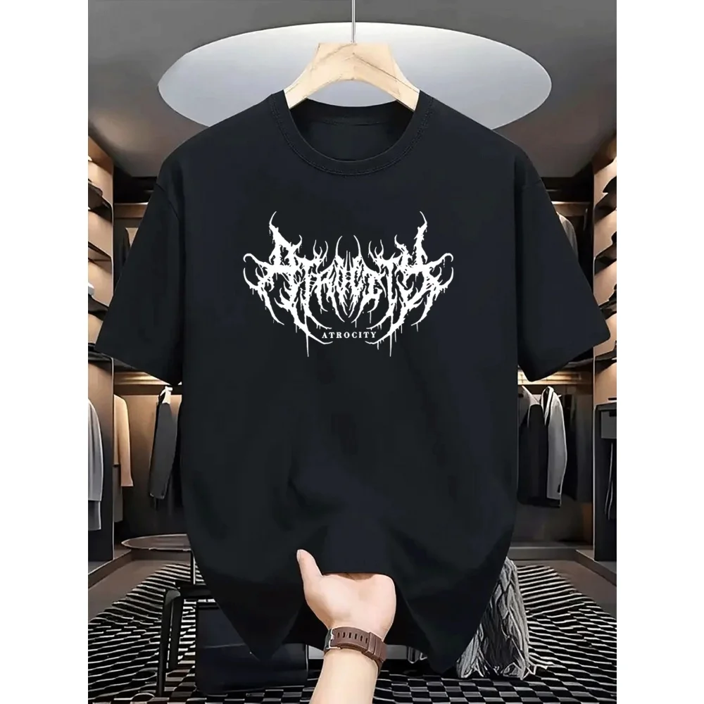 Sommer Herren T-Shirt Top Lässig Locker Übergröße Schnelltrocknend Sport-T-Shirt mit Muster Bedruckt Rundhals Kurzarm-Shirt