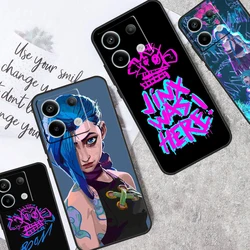 Arcane Jinx Case For Xiaomi Redmi Note 12 11 9 10 13 Pro Plus 12S 11S 10S 9S Redmi 13C 9C 10C 12C Cover