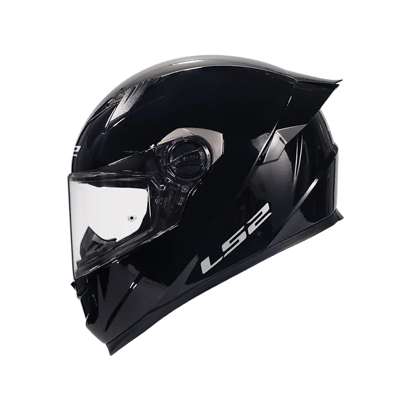 LS2 FF300 Full-Face Racing Design Anti-Fog Motorcycle Helmet for Men Women All-Season ABS Large Spoiler Foam New Condition
