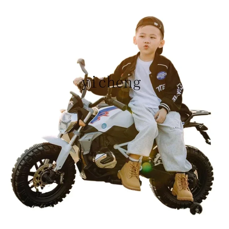Children's Electric Motor Child Baby Rechargeable Off-Road Vehicle Can Sit Oversized