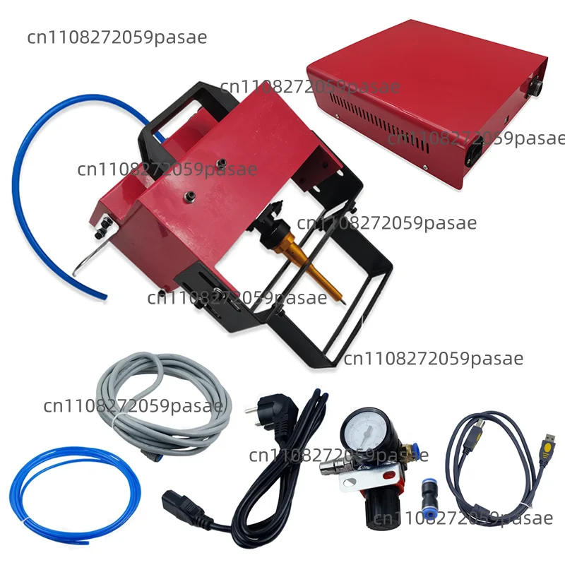 Pneumatic Marking Machine 100x20mm Metal Marking Engrave Machine Air Dot Peen Marking Machine For VIN/Code/Chassis Number 110V