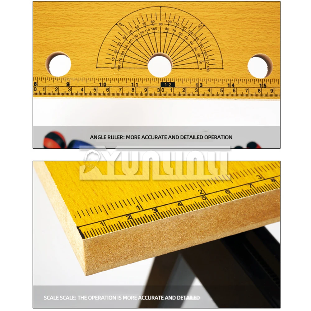 Multifunctional woodworking workbench folding operation saw table inverted flip tool woodworking table folding table