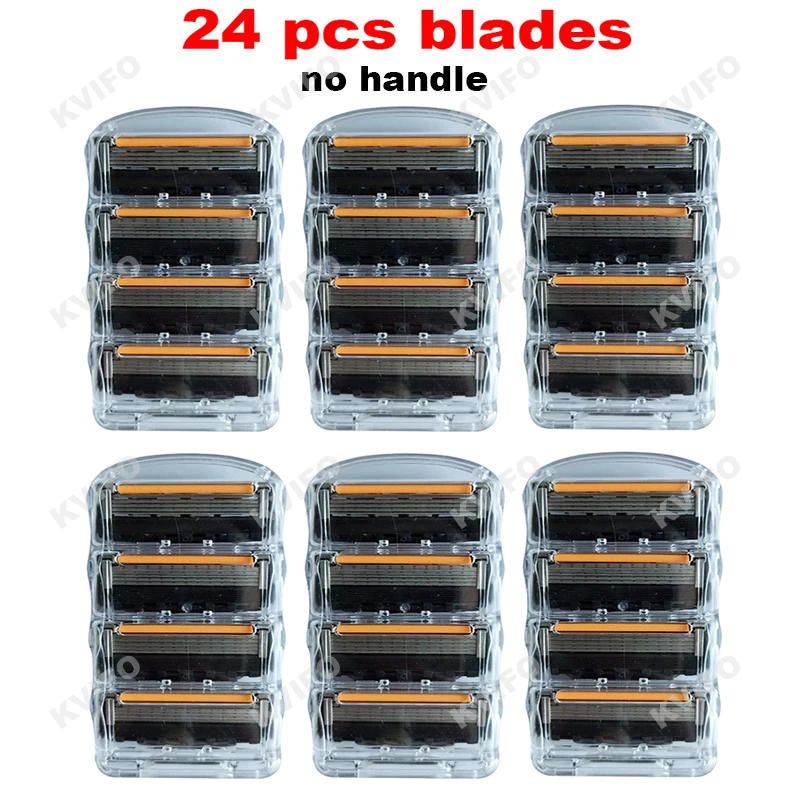 5-Layers Safety Razor Set High Quality Men Razor Sharp Stainless Steel Shaving Changeable Shaver Head Blade