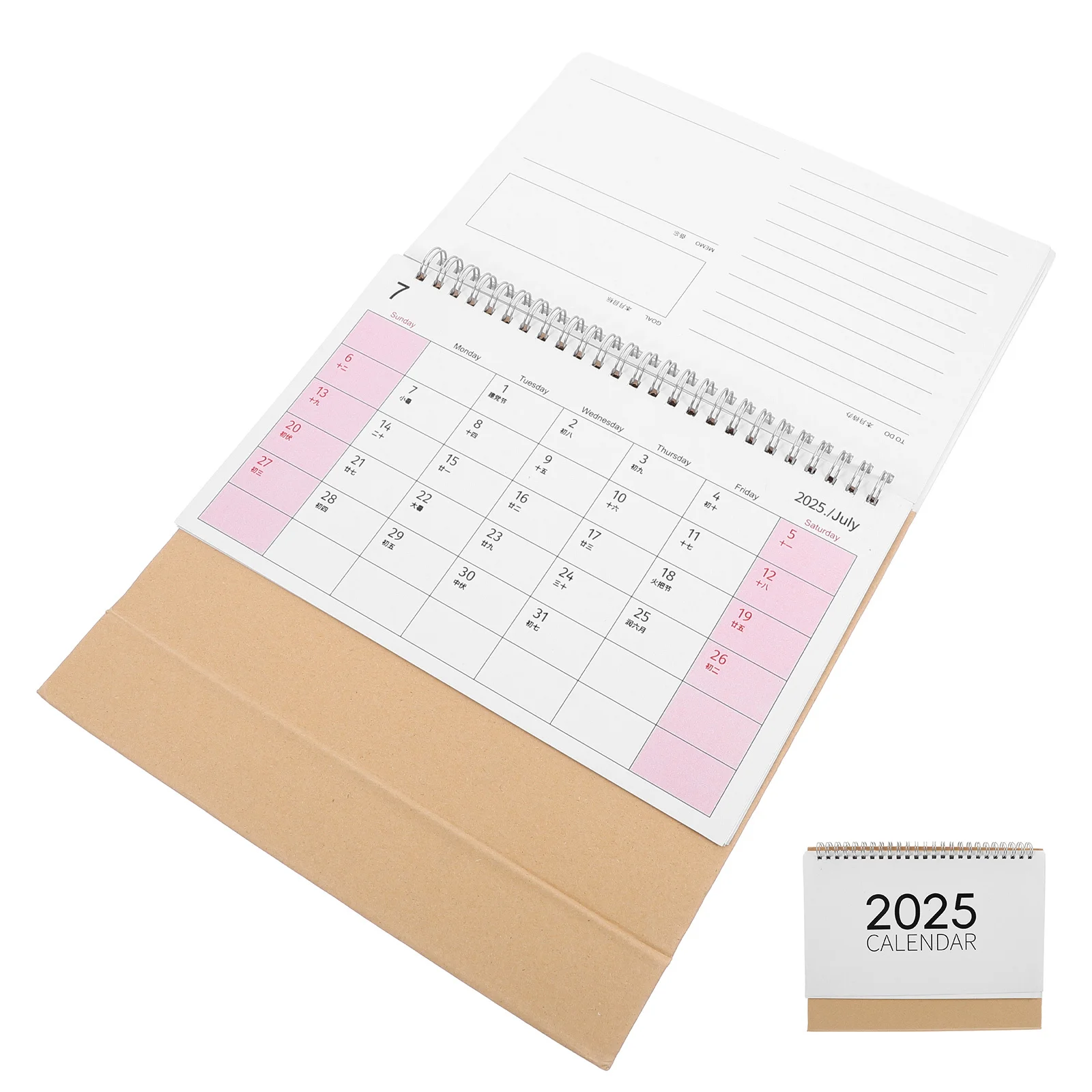 

Flip Desk Calendar 2025 Monthly Planner Simple Design Space Saving Standup Desktop Organizer Note Keeper Home Office