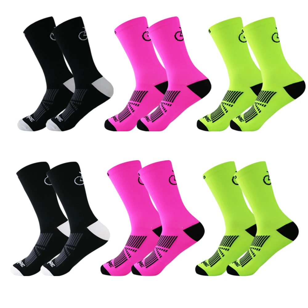 

road High quality professional brand sports socks Breathable cycling socks for men and women outdoor sports racing cycling socks