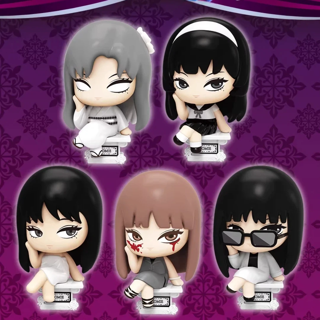 

Genuine Junji Ito Co-Branded New Maniac Tomie Series Blind Box Pvc Doll Animation Peripheral Ornaments Collectible Toys Present