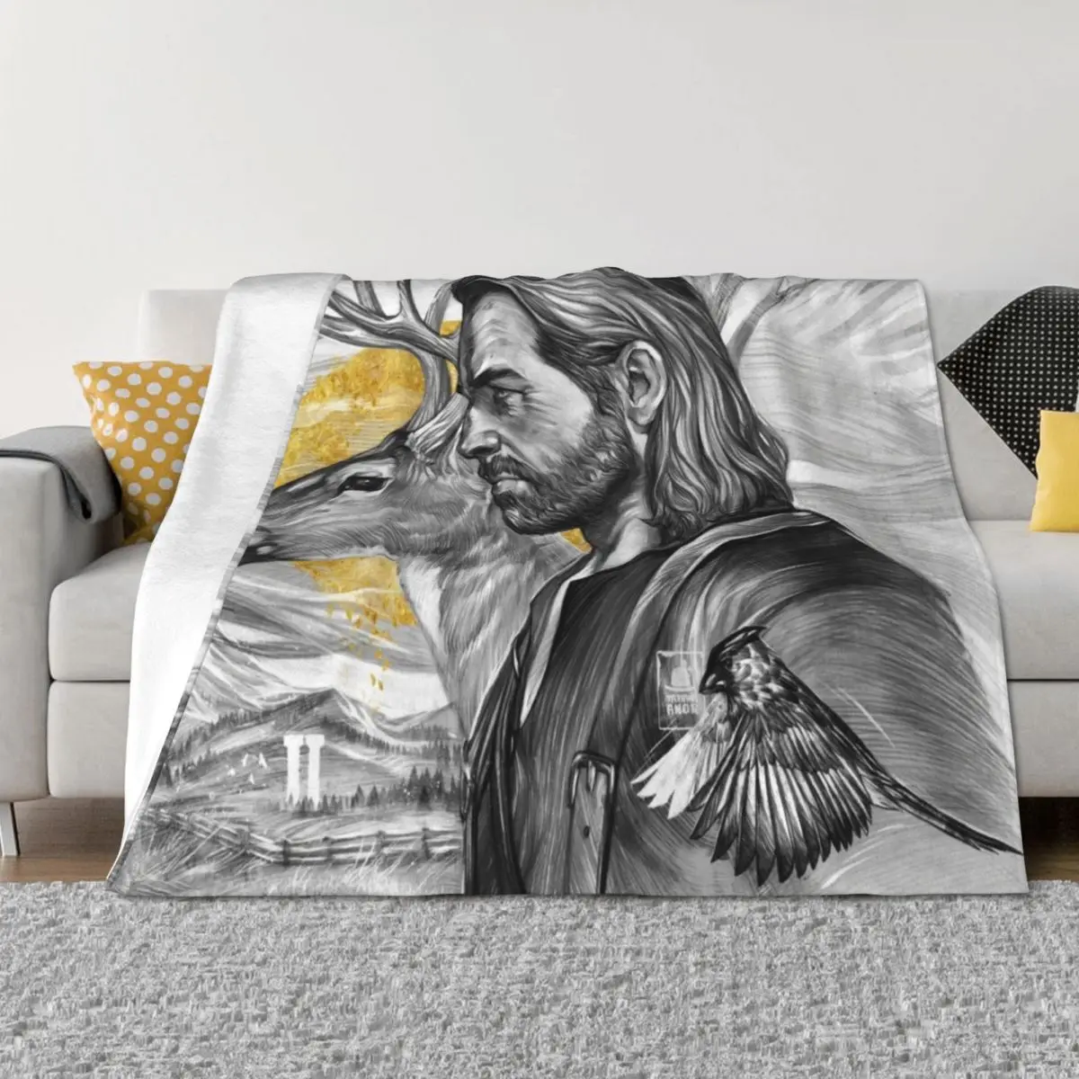 

Honor Throw Blanket Soft Plaid Sleeping Bag Cute Plaid Summer Beddings Blankets