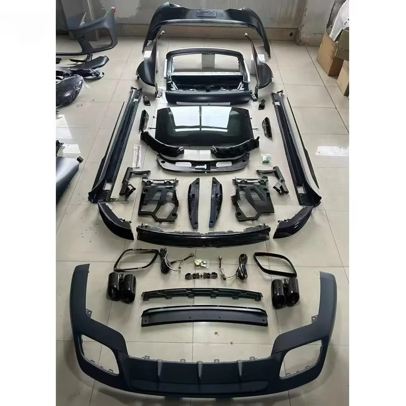 976 Complete Conversion Kit for 970  S 2010-2016 Bumper Bonnet  Electric Spoiler