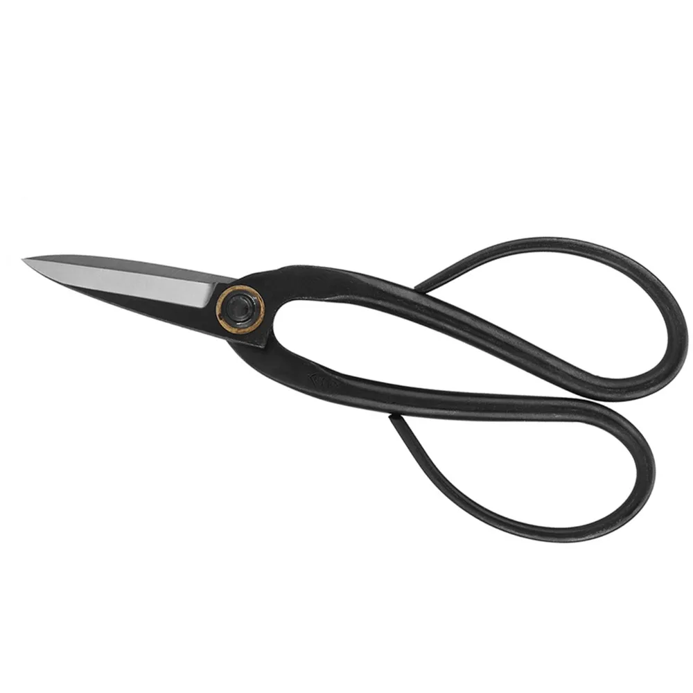 

Professional Steel Bonsai Scissors Butterfly Handle Sharp Blades Pruning Shear Black Garden Cutter Indoor Plant
