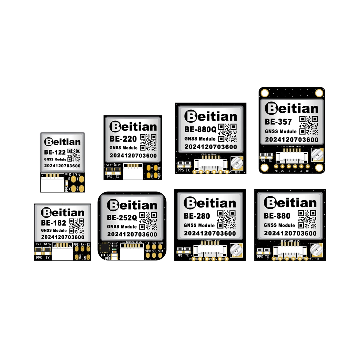 Beitian BE Series GNSS Module Ublox M10 TTL Built-in IST8310 Compass BDS GPS GALILEO FPV UAV Flight Control BE-180 - BE-882