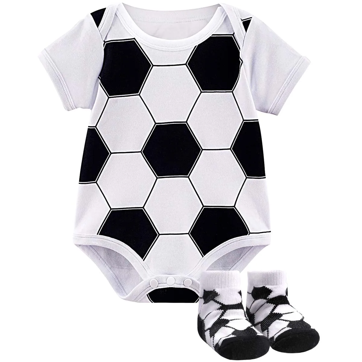 Newborn Bodysuit Baby Boys Sport Casual Outfit Infant Girl Clothing Set Costume 100% Cotton Summer Short Romper