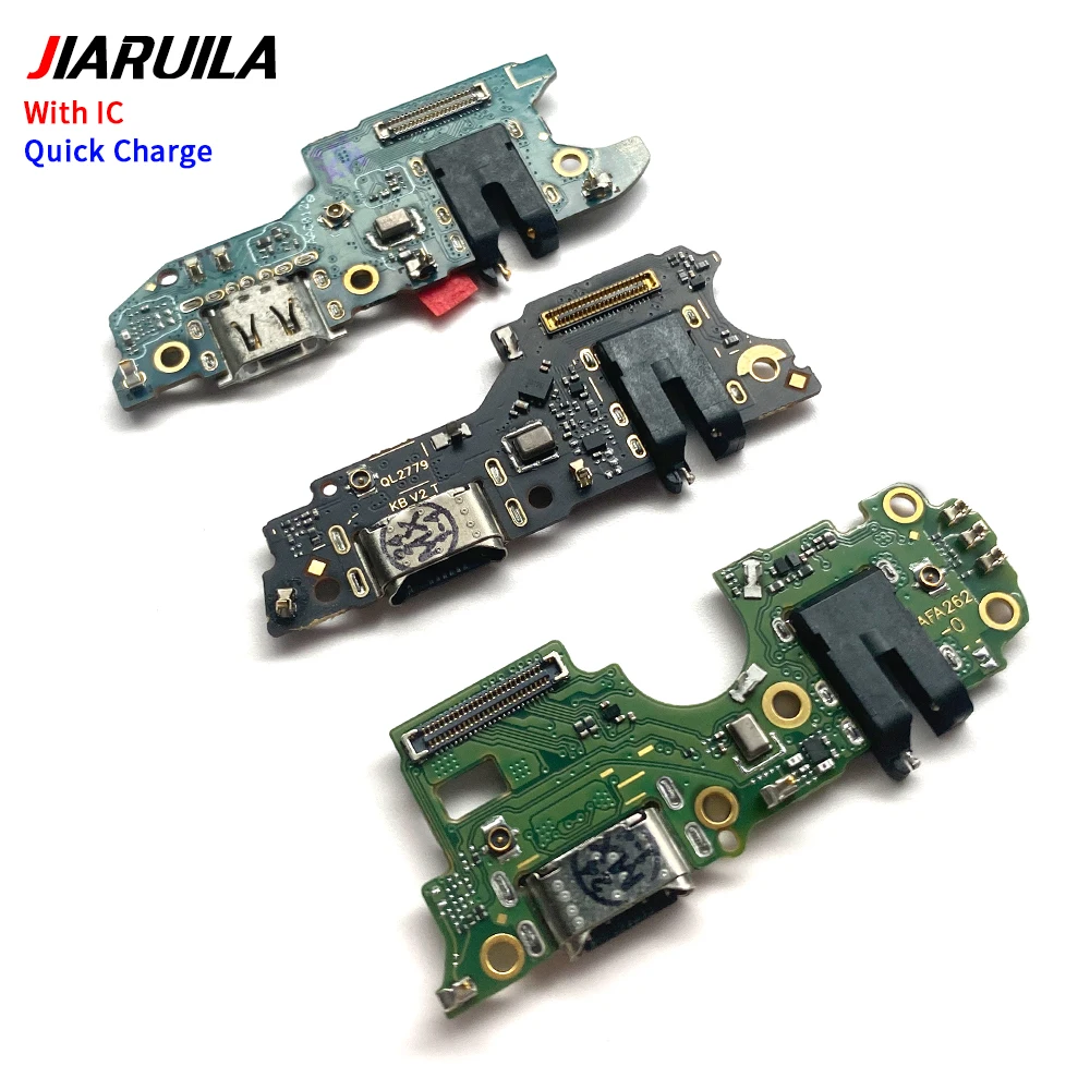 Imagem -03 - Placa de Porta de Carregamento Usb Cabo Flex Peças de Conector para Oppo A16 A17 A52 A92 A53 A55 A93s A56 A57 A58 A93 A94 A95 A96 4g 5g 50 Peças