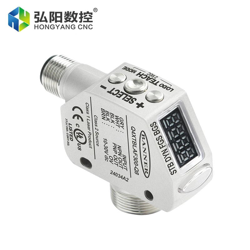 BANNER Probe Sensor Q4XTBLAF300-Q8 Laser Ranging Displacement Sensor Switch For The Side Hole Machine Laser Probe Sensor