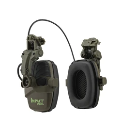 Impact Sport Electronic Shooting Headset Helmet Mounted Ver Hunting Pickup Noise Reduction Hearing Protection Tactical Headset