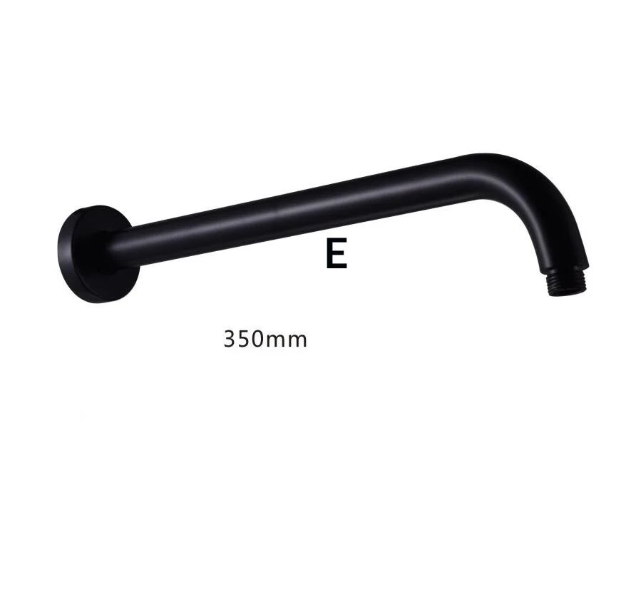 BAKALA  Black Stainless Steel Wall Mounted or Ceiling Mounted  Bathroom Shower Arm Shower rod