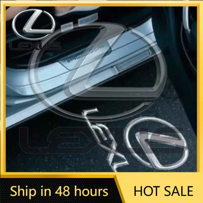 

2026 Hot Interior Stickers For Lexus CT ES GS NX IS250 CT200h IS300h ES300h ERX400h NX300h F SPORT Led Lights Logo Car Door Lamp