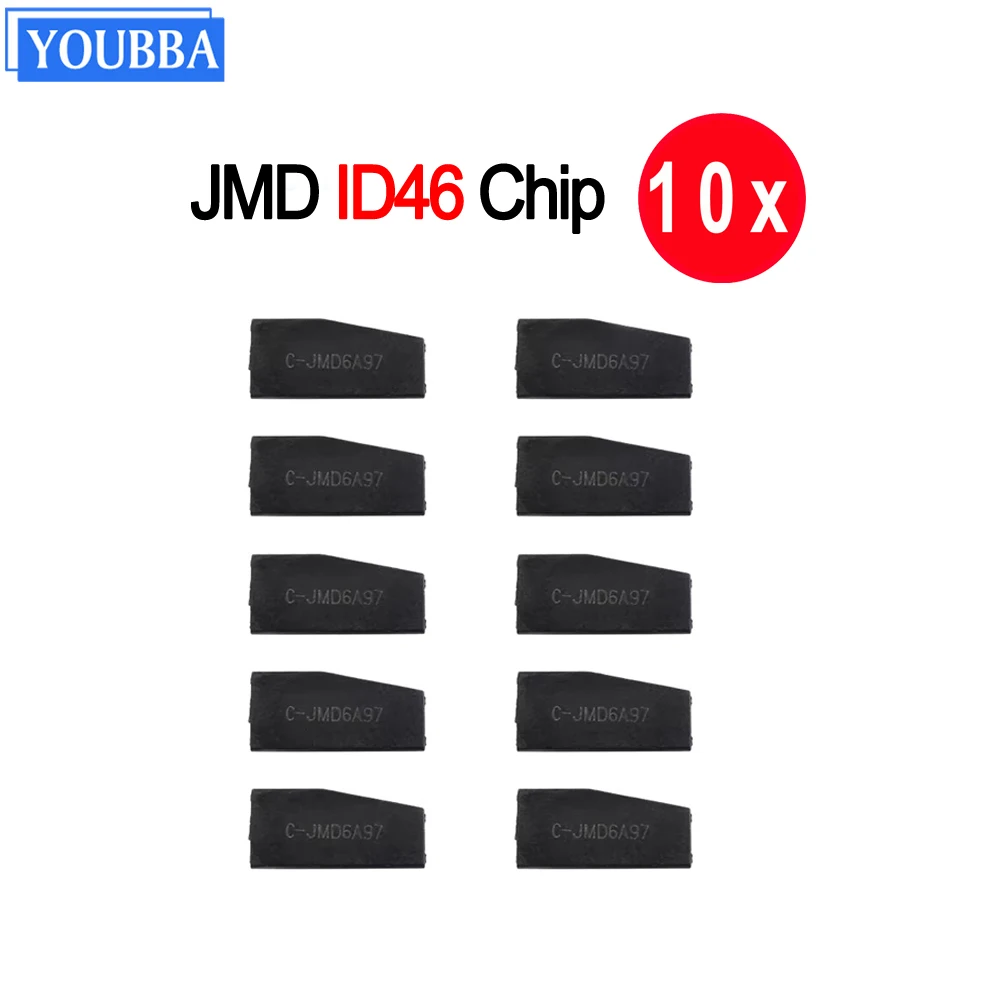 YOUBBA-programador de llave JMD46 para Handy Baby CBAY JMD Ebaby, Chip transpondedor de copia regrabable en blanco, 10 piezas, Original, JMD 46 ID46