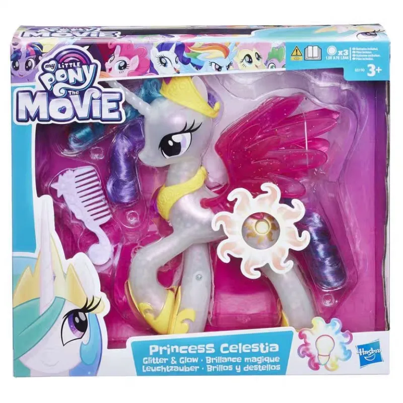 

Hasbro My lettle poney Shines in Prince Celestia Girls Play Home Glow Toys Figure Collection Gifts