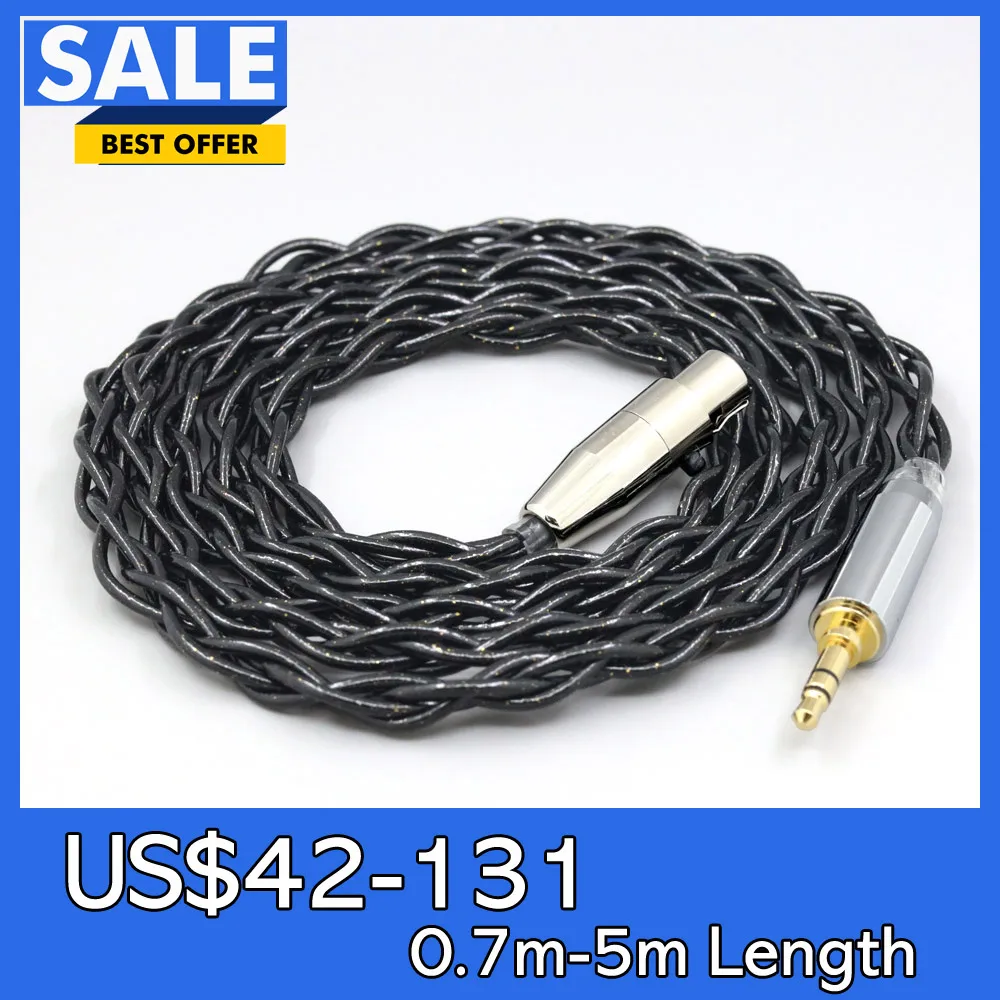 99% Pure Silver Palladium Graphene Floating Gold Cable For AKG K371BT Beyerdynamic DT177x GO Pioneer HDJ-X10 LN008347