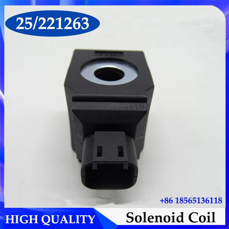 Excavator JS330 JS180 JS220 24V Solenoid Valve Coil 25/221263 717/20262 For Wheel Loader  436 426E 436E 456 426