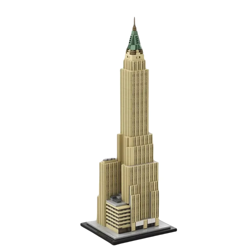 MOC blocs de construction jouet 40 Wall Street 1:800 échelle Manhattan banque confiance modèle de construction 922 pièces assemblé jouet blocs de construction disp