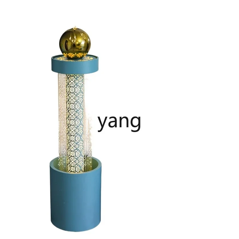 CX modern light luxury floor-to-ceiling circulation, flowing water makes money, living room high-end ornament