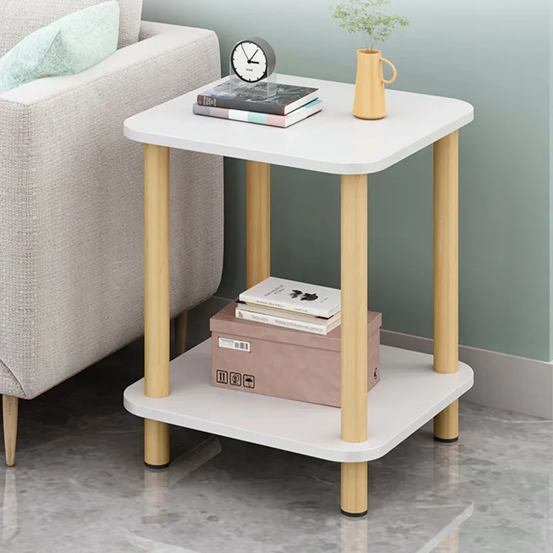 

Cheap Home Nightstand Storage White Saving Living Room Night Table Cute Wood Mesitas De Noche Furniture Decoration