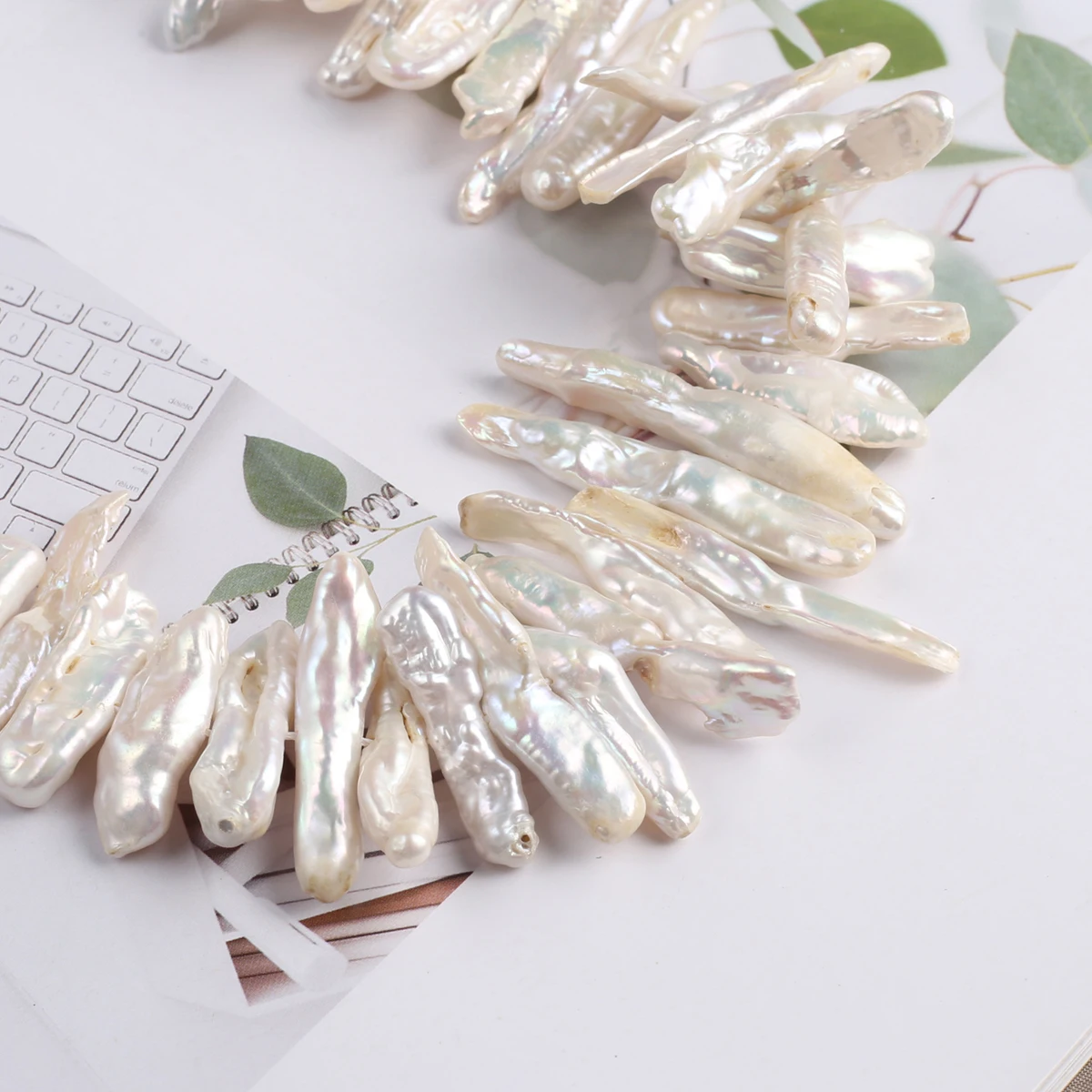 Natural Pearl Yokohama Biwa Bead Exquisite Shape Elegant Appearance for DIY Jewelry Making Handmade Bracelet Necklace