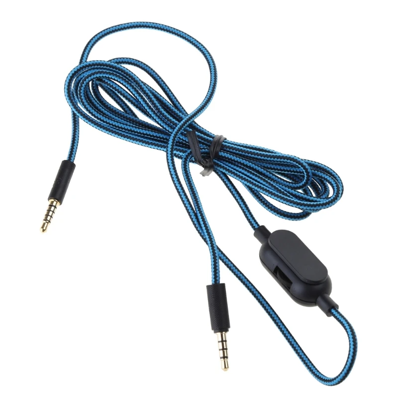 Kabel Aux untuk GPRO G233 G433 Kabel Headphone dengan Kontrol Volume & Bisu Inline Kabel Bebas Kebisingan Tinggi