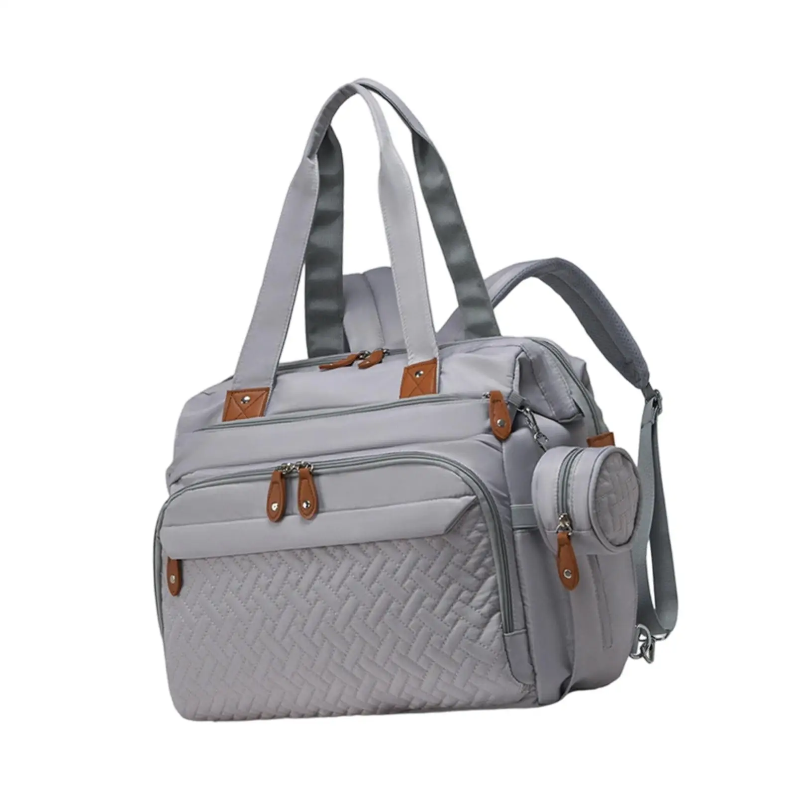 

Diaper Bag Backpack Wear Resistant Organizer with Stroller Straps Baby Travel Bag Pacifier Case for Wipes Women Mom Dad Clothes