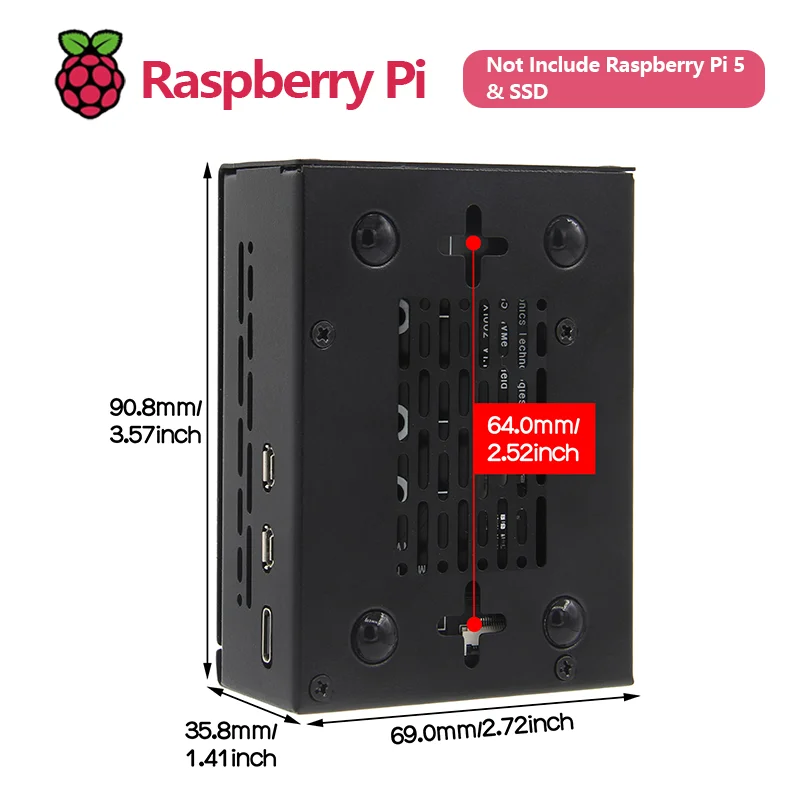 Imagem -06 - Geekworm X1002 Pcie para Placa Nvme com Caixa Metálica P580 para Framboesa pi 5