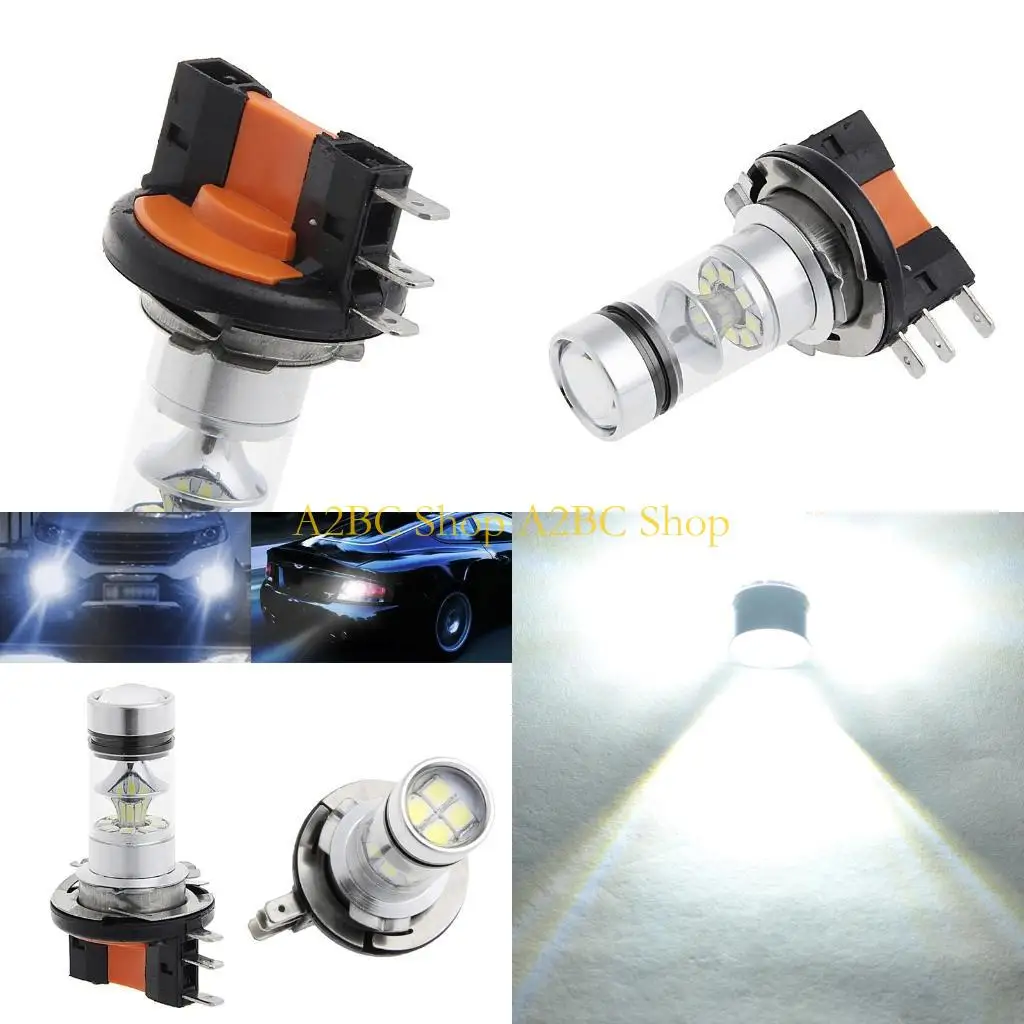 

A2BC H15 100W 2323 LED Car Fog Light Driving DRL Bulb Brake Stop Lamp Headlight