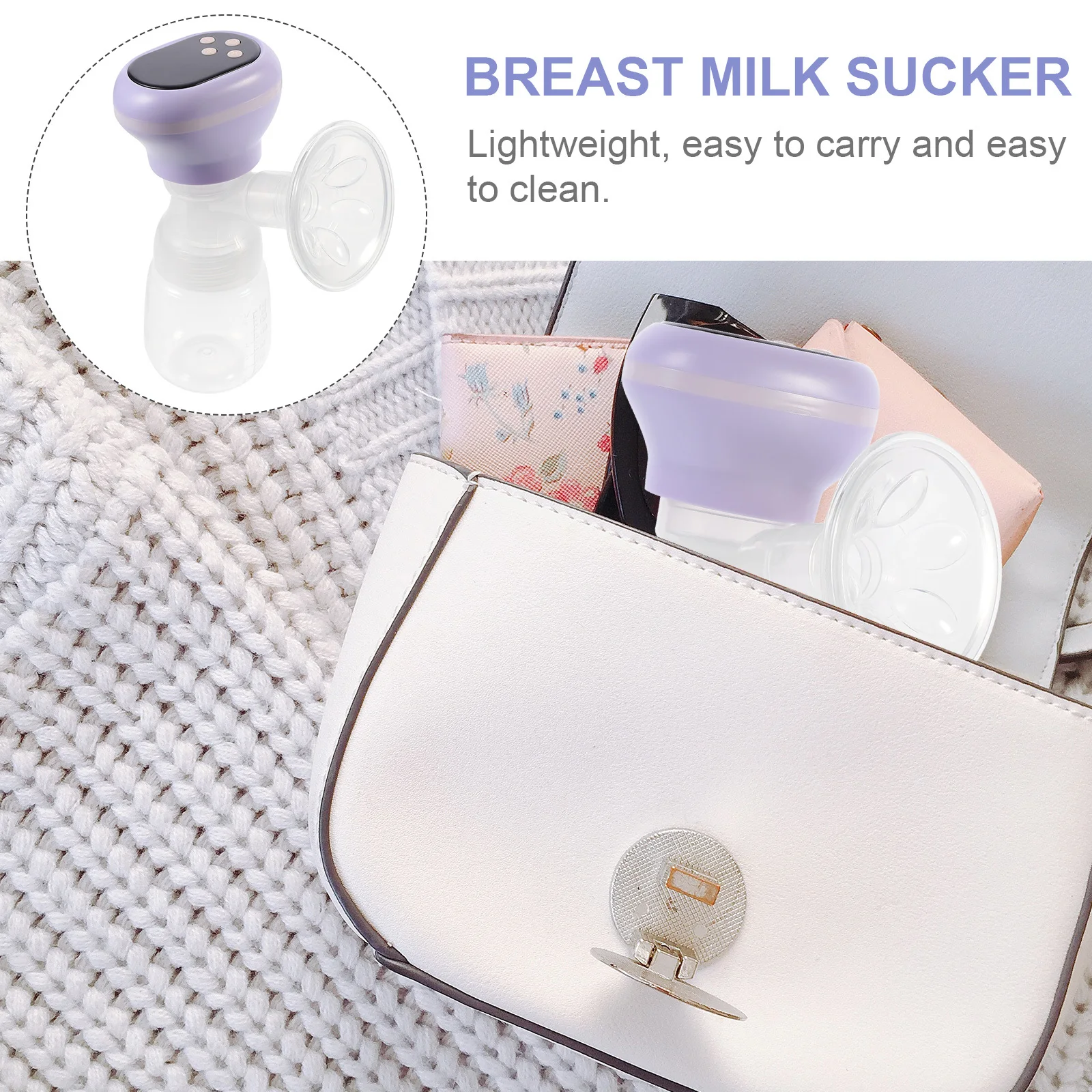 

1 комплект, электрический насос для грудного вскармливания, односторонний, 9 передач, регулируемый молокоотсос, принадлежности для кормления молока