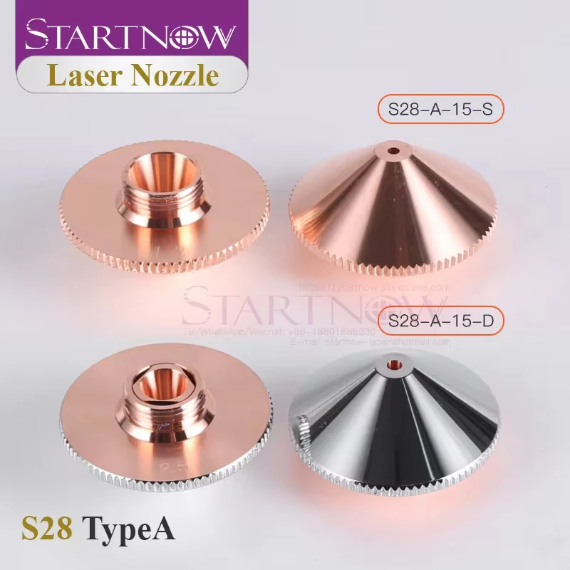 Startnow Laser Cutting Nozzle Single Double Layer For Precitec WSX Raytools CNC Fiber Laser Head Nozzle Cutting Welding Machine