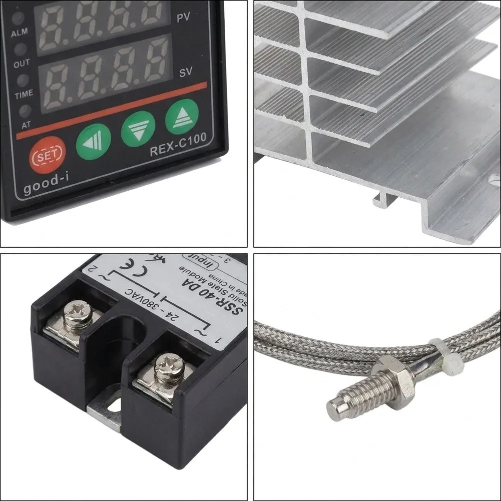 27*45*58mm Digital Temperature Thermostat Wide Measurement Range Thermocouple ABS And Metal Construction 14-bit High Resolution