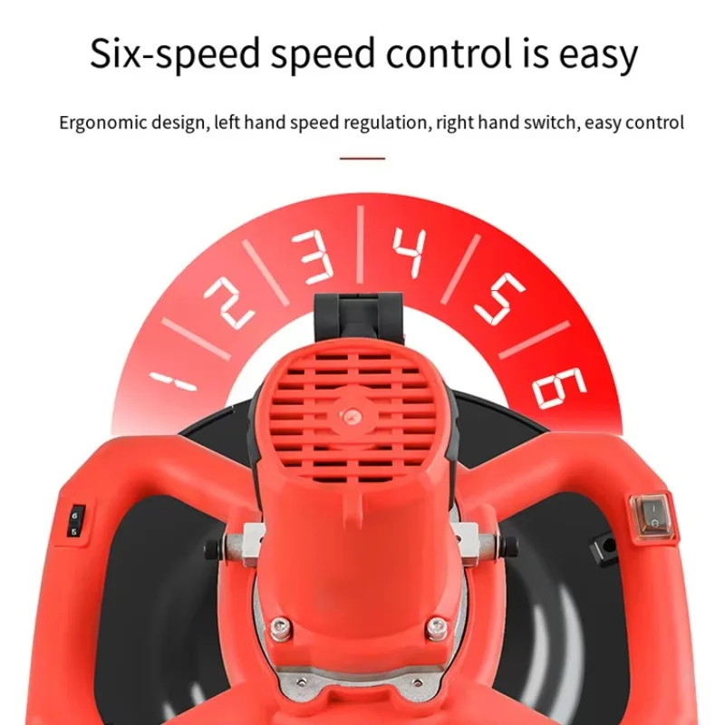 مصنع توريد الكهربائية 220 فولت 1.8 متر مقبض الجدار التشطيب آلة مجرفة الجص الاسمنتية