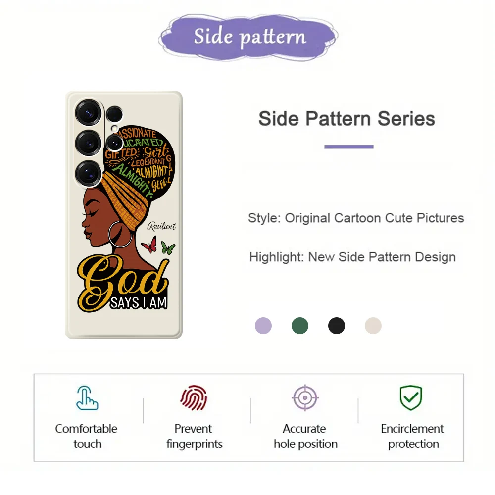 Funda de teléfono personalizada de estilo africano para Samsung Galaxy S25 S24 S23 S22 S21 S20 Ultra Plus S23 FE S21FE S20FE S10 Plus