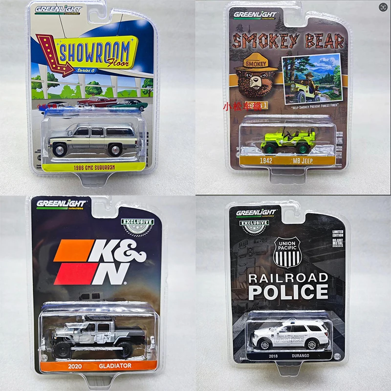 

Greenlight 1:64 выставочный зал, напольная серия, гладиатор, Durango, ретро-рекламный автомобиль, модель литья под давлением из сплава, коллекционные украшения