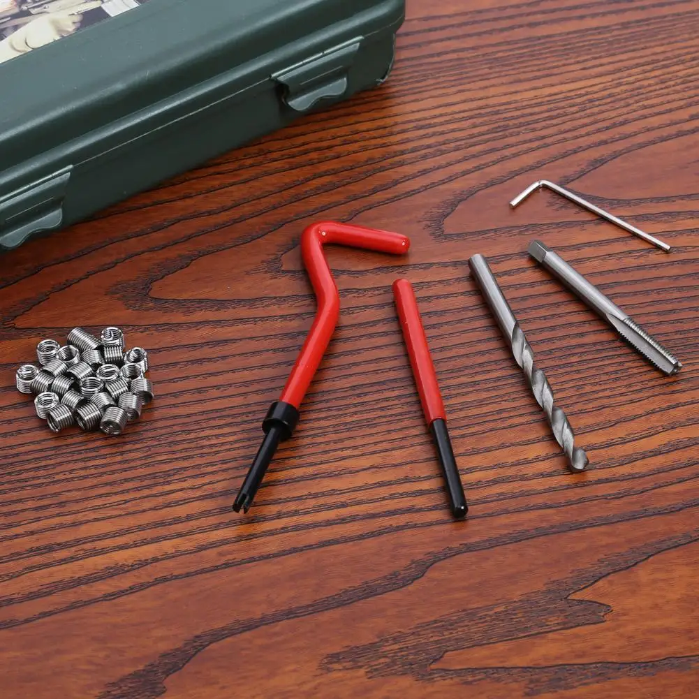 

30 Piece M6 x 1.0 Thread Repair Insert Kit Compatible Car Pro Coil Tools