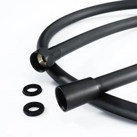 PVC Shower Hose Flexible Flexible Shower Tube for Bathroom Shower Head 1.5/2/3/4M Golden Silver Black Shower Hose Accessories