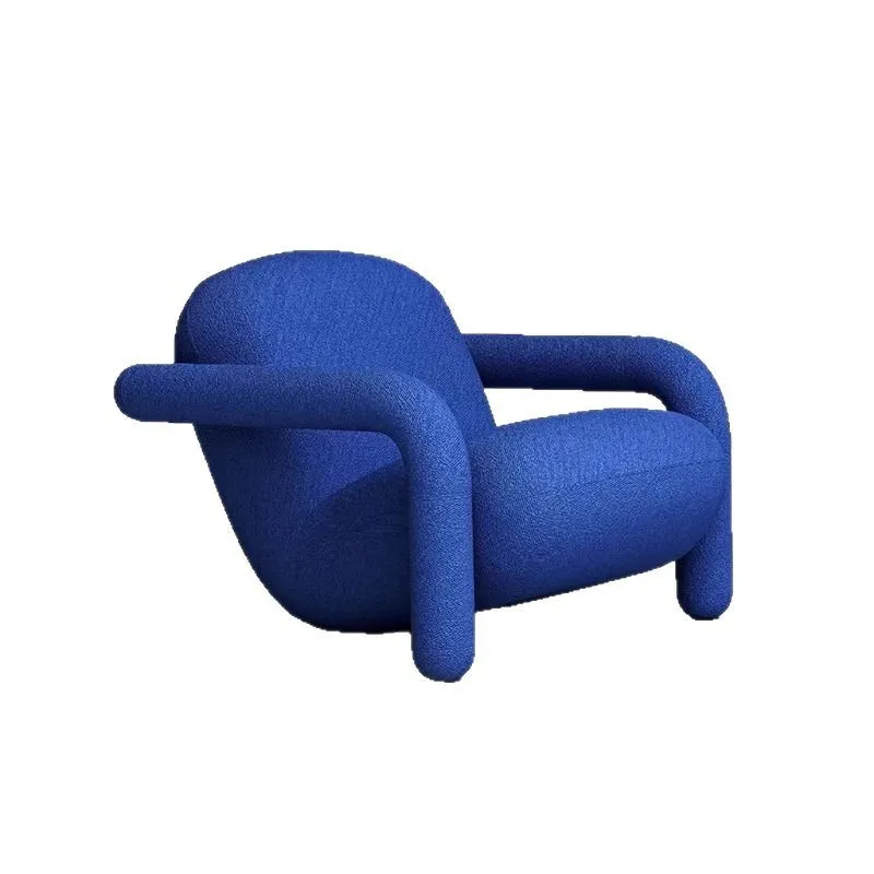 Medieval designer leisure sofa dopamine minimalist cream wind single chair living room bedroom balcony armchair