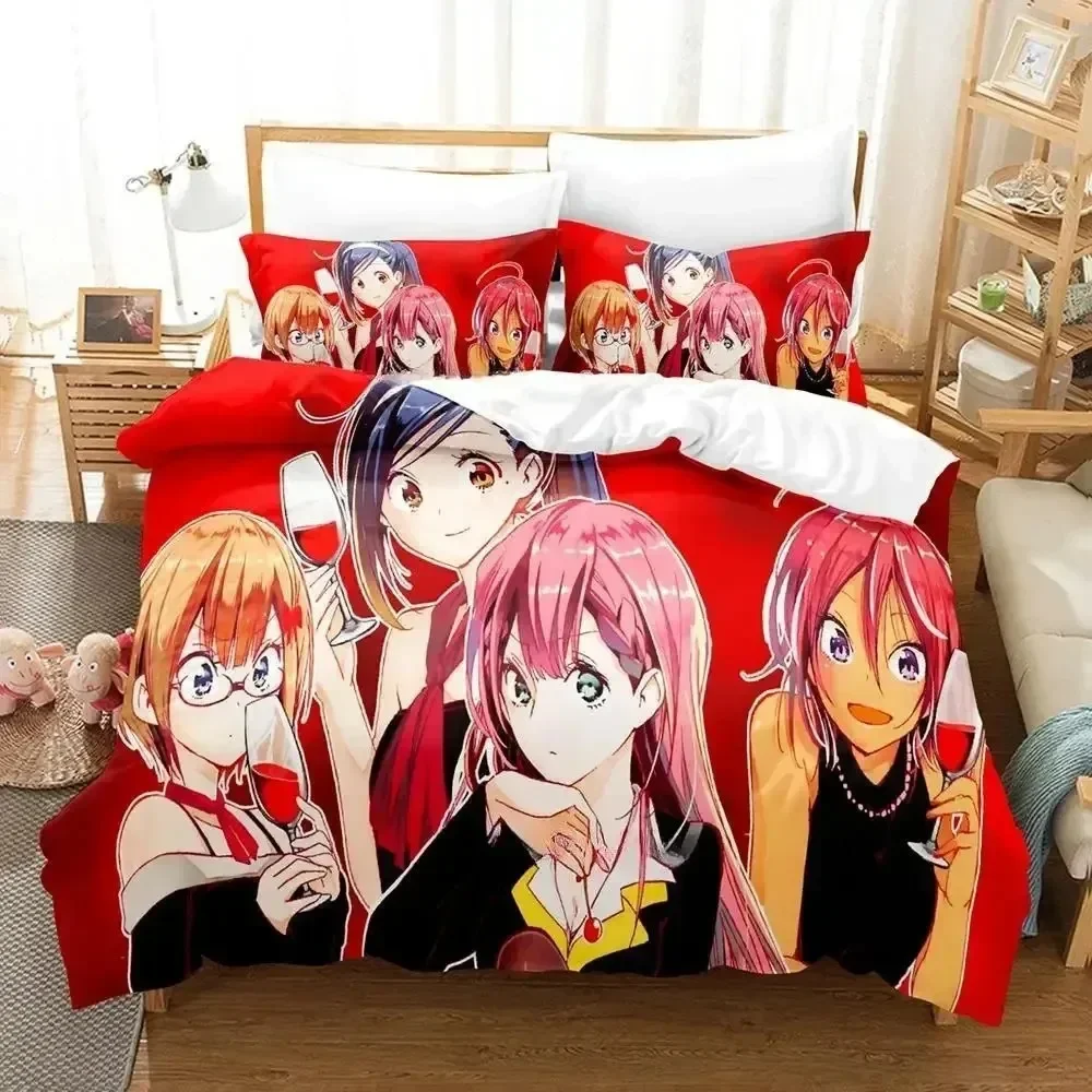 New We Never Learn Bedding Set Single Twin Full Queen King Size Bed Set Adult Kid Bedroom Duvet cover Sets 3D Anime Kawaii Bed