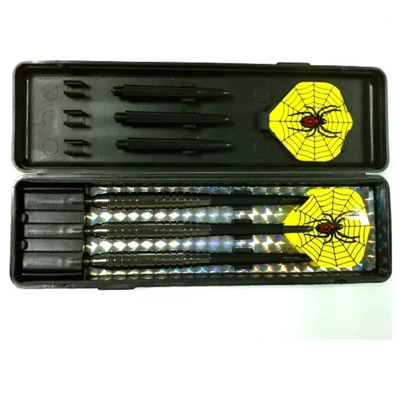 DRHGOON Tungsten Look Dart Barrel dardo para juegos de dardos con vuelos y ejes