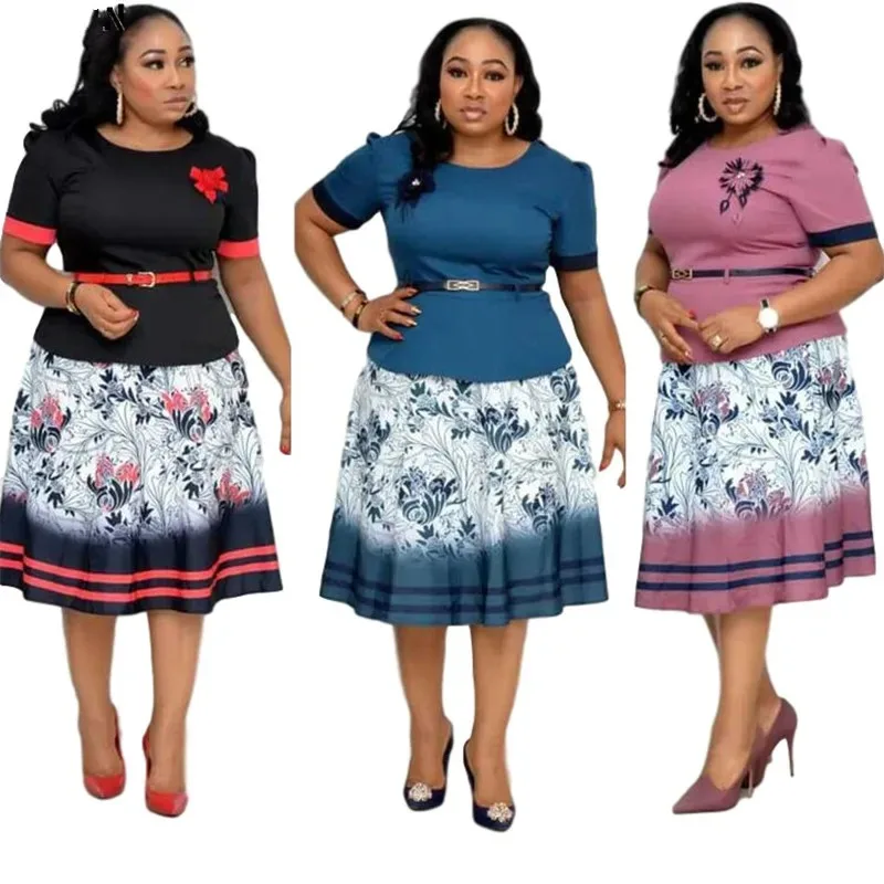 

Fashion Style 2024 African Women Printing Plus Size Dress African Dresses for Women African Clothing 2XL-6XL