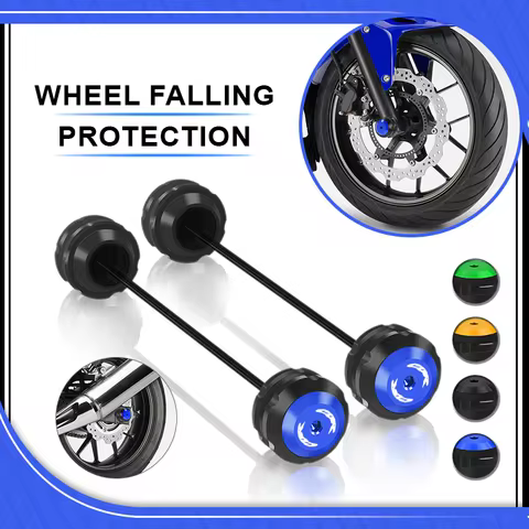 NEW Wheel Protector For CBR1000RR CBR600RR CBR650R CBR650F Motorcycle Front &amp; Rear Fork Wheel Axle Sliders Crash Cap Pad