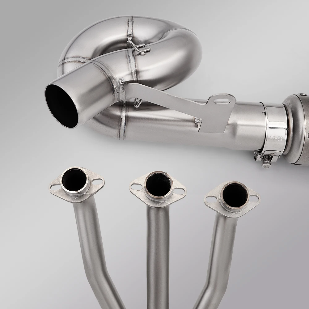 تستخدم ل 675sr675SR CF675SR دراجة نارية العادم الهروب الجبهة ربط الأنابيب ربط 51 مللي متر عيار العادم الأنابيب