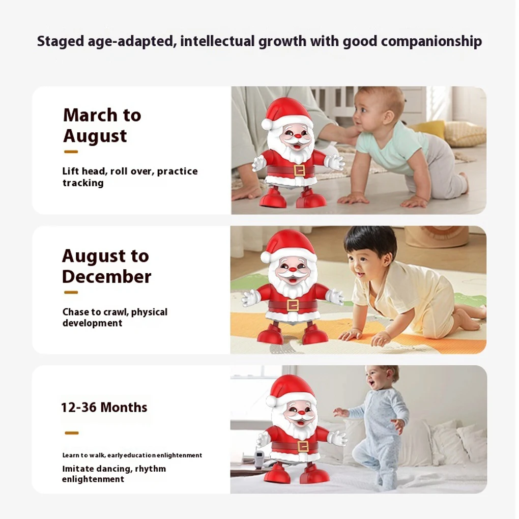 Battery Dancing Santa, Festive Cheer To ,for Christmas Gift Holiday