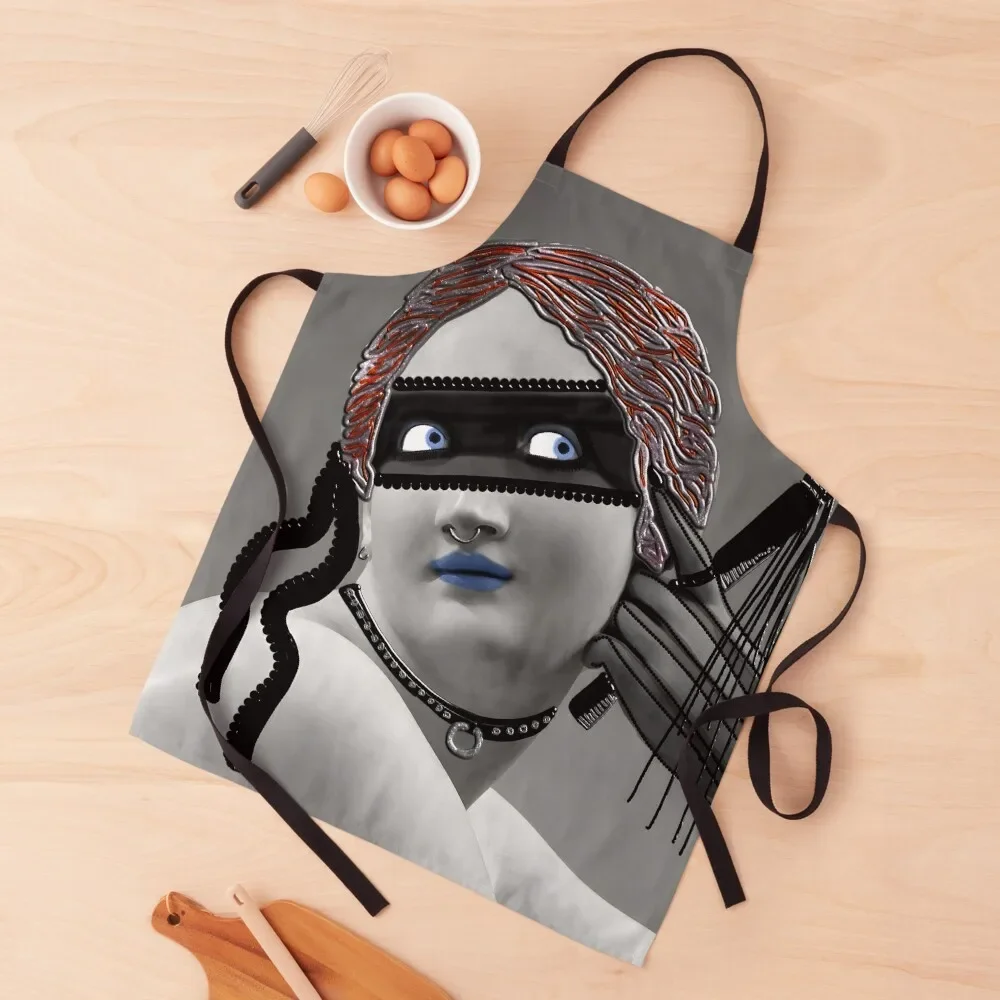 

Hi my name is Mistress Fiona Apron work ladies Bib For Kitchen kitchen and home Restaurant Kitchen Equipment Apron
